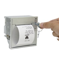 ¡Impresora térmica de papel de carga portátil y fácil, mecanismo de marca para recibo de facturas, código de barras e impresión de código QR en stock!