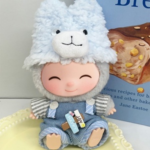 Promotion de nouveaux produits : poupée en peluche kawaii de 17 cm, vêtements confortables en tissu, vêtements personnalisables, jouet DIY de haute qualité - Product Image 4