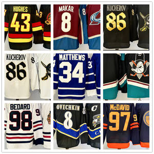 2024 новейшие сшитые спортивные хоккейные майки, футболки для всех американских команд, индивидуальные спортивные футболки на заказ - Product Image 4