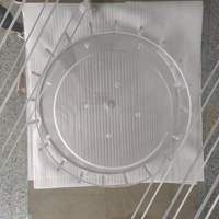 Bridas acrílicas roscadas de precisión, sellos de tubo de PMMA CNC, perforación inferior personalizada, roscado, grabado láser, embalaje personalizado de China