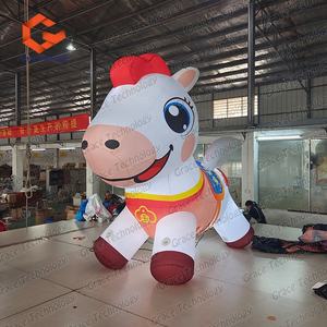 Mascota Inflable de Dibujos Animados Personalizada del Año Nuevo del Caballo para el Festival de Primavera, Fiesta o Evento, Poni y Caballo Inflables - Product Image 2