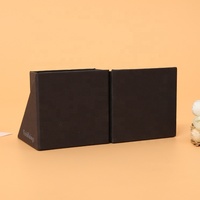 Boîte de papier pliable avec impression de logo personnalisé bloc-notes cube avec porte-stylo bloc-notes de forme carrée pour papeterie scolaire de bureau