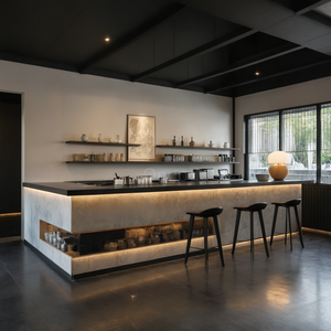 Mostrador de Estilo Moderno para Cafetería en Centros Comerciales, Diseño Completo para Tiendas con Materiales de Metal/MDF para Cafeterías - Product Image 3