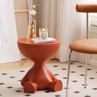 Table basse créative au design moderne pour le salon Table basse d'appoint en plastique pour canapé Meubles de maison