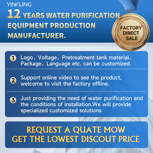 Tự Động 1 T/H RO Xử Lý Nước Lọc Nhà Máy Ban Đầu Bán Buôn Hệ Thống Lọc Cho Sông Nước Cũng Động Cơ 1 Năm - Product Image 2