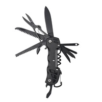Couteau de poche multifonctionnel en fer pour le camping, la voiture, les cadeaux d'extérieur, la commodité domestique, outil combiné créatif EDC, kraft