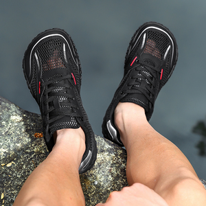 <strong>Men</strong> Women <strong>Wide</strong> Toe Box Mesh Sneakers Anti-slip Thick Sole Outdoor Walking Shoes Breathable Casual <strong>Trainers</strong> - Product Image 6