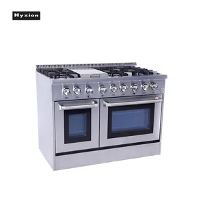 Hyxion-quemador de estufa de gas, fuente de cocina China de 48 pulgadas, 6 quemadores, para venta en sears