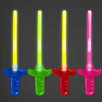 Mini Baguette Néon Jouet-Sabre Épée Fluorescente pour Enfants pour Graduation Halloween Mariage Fêtes de Noël Anniversaires Nouveauté en Plastique