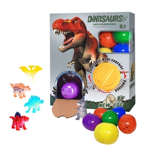 Venta caliente dinosaurio huevos Twister máquina juguete 6 uds <span class=keywords><strong>sorpresa</strong></span> creciente huevo cápsula dinosaurio figura juguete conjunto para niños <span class=keywords><strong>Dino</strong></span> huevo de Pascua - Product Image 1