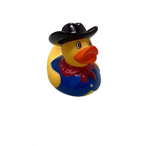 Pato Flotante Chillón de Plástico Amarillo para Baño de Niños, Juguete Acuático al por Mayor, Estilo Vaquero Transfronterizo - Product Image 4