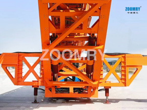 伸縮式スタッカーを運ぶモバイルトラックコンベアラジアル - Product Image 5