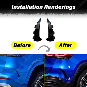 ชุดตกแต่งด้านหลังรถยนต์สำหรับ Mercedes Benz H247 GLA200 GLA220 GLA260 GLA35 GLA45 AMG ปี 2020 2021 2022 2023 2024 2025 - Product Image 2