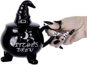 Tazza da Caffè Halloween da 14oz, Tazza Novità Strega di Halloween, Tazza da Caffè Infuso di Streghe di Nightmare Before Christmas - Product Image 2