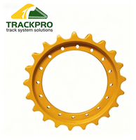 Pignon de chenille robuste pour bulldozer, compatible D60 D65 D6H D6D TY160 D7G D80 D85 D8H, pièces de rechange pour train de roulement de bulldozer
