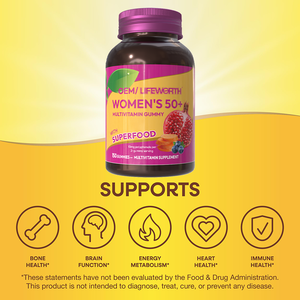 עורף הסיטונאי יומי נשים מעל 50 גומות עבור אנרגיה העור ותמיכה חיסונית - Product Image 2