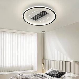 <span class=keywords><strong>Ventilateur</strong></span> <span class=keywords><strong>de</strong></span> <span class=keywords><strong>plafond</strong></span> sans pales, style luxe léger français, <span class=keywords><strong>avec</strong></span> éclairage intégré, design roue <span class=keywords><strong>de</strong></span> vent, moderne et minimaliste, pour salon, chambre principale et salle à manger. - Product Image 1