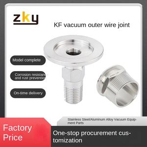 2-इंच kf16/kf50 बाहरी थ्रेड वैक्यूम त्वरित-फिट फ्लैंज संयुक्त उच्च दबाव बाहरी तार के लिए - Product Image 4