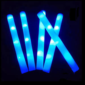 Özel Logo promosyon 48cm parti düğün konser yanıp sönen tezahürat konser tezahürat için Led ışık up köpük sopa Batons parti - Product Image 4