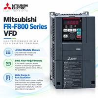 Mitsubishi FR-F800 VFD 0.75-315kW 200V 400V 3 Fasa Penggerak Frekuensi Variabel Inverter AC Industri untuk Kontrol Kecepatan Motor
