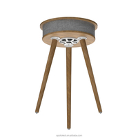 Tables basses Haut-parleurs Chargeur sans fil Table basse en bois Haut-parleur Bluetooth