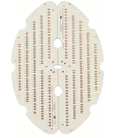 Özel Şekilli LED Alüminyum MCPCB Çift Başlı Petal PCB Kartı 1.2mm Kalınlık 35UM Bakır, Yüksek Güçlü LED Işık için