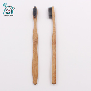 Cepillos de Dientes de Bambú, Paquete de 4, Ecológicos, Biodegradables, Manuales para Adultos, Mango de Bambú Natural, Cerdas de Carbón - Product Image 3