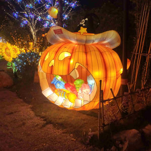 2024 tendance Vintage <span class=keywords><strong>citrouille</strong></span> <span class=keywords><strong>Halloween</strong></span> éclairage décoratif Jack-O-lanterne spectacle décoration décor à la maison fournitures de fête - Product Image 1