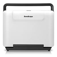 Système d'échographie vétérinaire noir et blanc SonoScape E1V portable avec écran de 15,6 pouces pour chiens, chats, bétail et animaux d'élevage