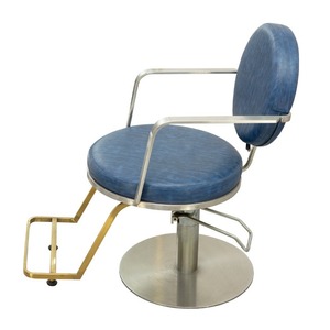 Sillón de Barbería Rojo Simple de Alta Gama con Función de Elevación y Rotación para Salón de Belleza - Product Image 4