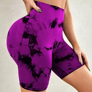 Tie Dye pantaloncini <span class=keywords><strong>da</strong></span> palestra <span class=keywords><strong>donna</strong></span> Fitness Leggings senza cuciture Push Up pantaloni <span class=keywords><strong>da</strong></span> Yoga sport Fitness sollevamento dell'anca pantaloni <span class=keywords><strong>da</strong></span> Yoga allenamento pantaloncini <span class=keywords><strong>attillati</strong></span> - Product Image 3