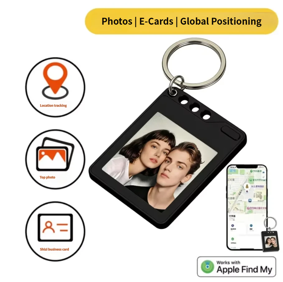 Black strap with findmy location tracking