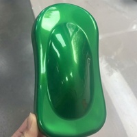 Cat Semprot Epoxy Polyester Berkilau Tinggi Warna Merah Candy untuk Mobil Motor, Hasil Akhir Metalik, Pemasok Cat Semprot Elektrostatik