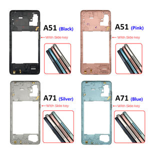 Pièces mobiles en gros boîtier arrière lunette cadre moyen pour Samsung Galaxy A51 A71 coque arrière de téléphone remplacement du cadre moyen - Product Image 5