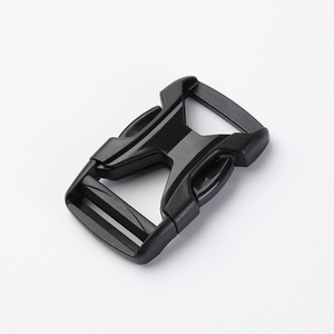 Boucle à dégagement latéral en plastique noir 25 mm pour sacs, durable et résistante à l'usure - Product Image 2