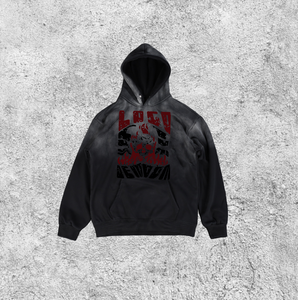 Sudadera con Capucha Cuadrada Estilo Vintage, Lavado Ácido, Desgastada, de Poliéster/Algodón, Felpa Francesa Gruesa, Unisex, Talla XL, Transpirable - Product Image 3