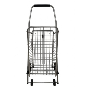 Carrito de compras plegable personalizado del proveedor de Vietnam con marco de metal y ruedas traseras de 8 pulgadas para uso en apartamentos - Product Image 1