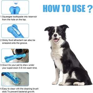 Brosse à dents pour chien luxueuse et à la mode nettoyage jouet à mâcher nettoyage des dents durable mâche pour soins canins brosses et jouets dentaires - Product Image 5
