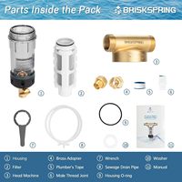 Filtre à eau réutilisable en acier inoxydable pour toute la maison, système de pré-filtration pour ville/eau de puits