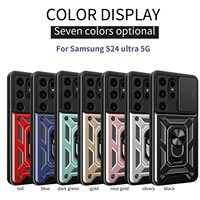 Coque de téléphone pour Samsung S24 Ultra S23 Plus S22 FE S21 S20 Note 20 S25 M35 A16 A06 M15 F15 TPU + PC