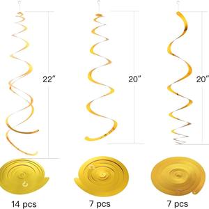 जन्मदिन के स्नातक के लिए प्लास्टिक छत फांसी की सजावट डबल-स्विंग के लिए सिंगल-स्विमरल्स पार्टी की सजावट - Product Image 5