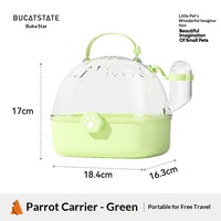 Cage de transport portable pour perroquet, petite, en plastique respirant, spéciale pour perruches, perruches tigrées, Xuanfeng, Peony, anti-évasion