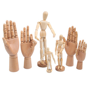 Maniquí <span class=keywords><strong>de</strong></span> <span class=keywords><strong>Madera</strong></span> <span class=keywords><strong>de</strong></span> 33 cm (12 Pulgadas) Ajustable con Soporte, <span class=keywords><strong>Figura</strong></span> <span class=keywords><strong>Humana</strong></span> <span class=keywords><strong>Articulada</strong></span> para Dibujo - Product Image 2