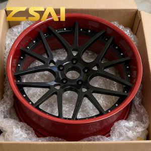 Rines Forgiato de Aleación de Aluminio de 20", 22", 24" y 19", Rines Cóncavos Rojos 5x114.3 para Benz Clase A, Clase C, Clase E, Clase S - Product Image 2