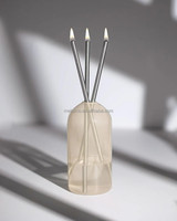 Pot de bougie en verre de cire de sable éternel pot de bougie parfumée pour les mariages barres de noël décoration de la maison