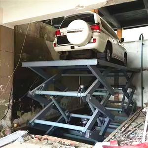 Сверхмощный стационарный гидравлический ножничный подъемник для автомобилей, подъемник для парковки в гараже, ножничные подъемники для домашнего гаража - Product Image 4