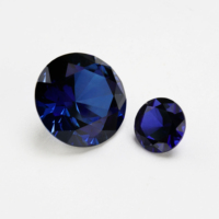 Korund Royal Sapphire Blue 34 # Runder 1,0-10mm loser Edelstein Synthetischer Korund