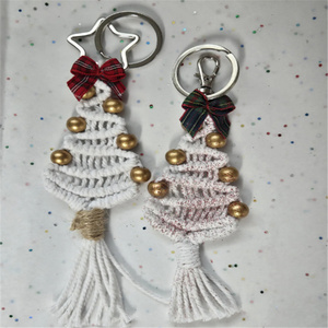 Decorazioni Natalizie in Macramè Personalizzate, Ornamenti Boho Fatti a Mano per Albero di <span class=keywords><strong>Natale</strong></span> - Product Image 4