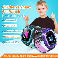 Reloj Inteligente para Niños con Tarjeta SIM 2G, Resistente al Agua, Pantalla Táctil, SOS, Rastreador LBS, Llamadas Telefónicas, Cámara, Posicionamiento LBS, Modelo Q19