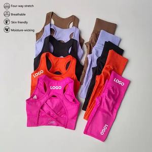 Vêtements de <span class=keywords><strong>sport</strong></span> pour le <span class=keywords><strong>sport</strong></span>, ensembles de leggings et de soutien-gorge de <span class=keywords><strong>sport</strong></span> sans couture, vêtements de <span class=keywords><strong>sport</strong></span> pour femmes, vêtements de yoga, ensembles de fitness et de gymnastique - Product Image 1
